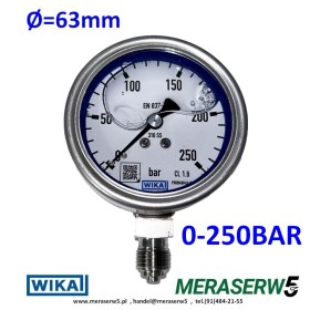 WIKA  233.50.063R  0-250BAR nowy